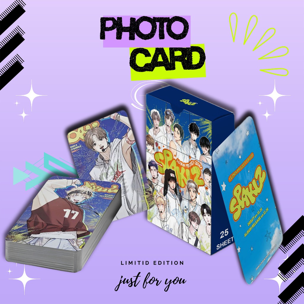 SPAKLZ TEAM LEZHIN PREMIUM PHOTOCARD SET 25 แผ่นฟรีกล่อง
