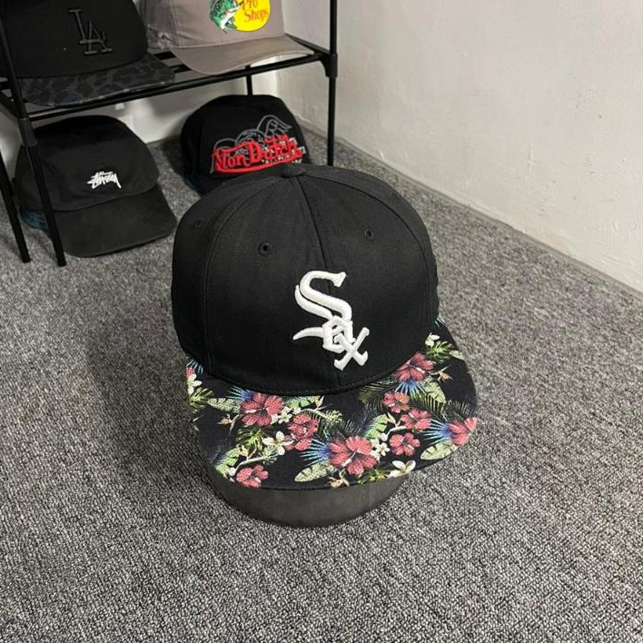 Chicago White SOX Snapback Visor ดอกไม้ MLB