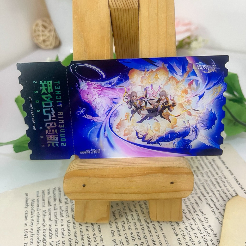 อย่างเป็นทางการจํากัดเปลวไฟ Chiesta Shanghai Ticket อะคริลิคบล็อก Painon Cyrene Selle Caelus Amphoru