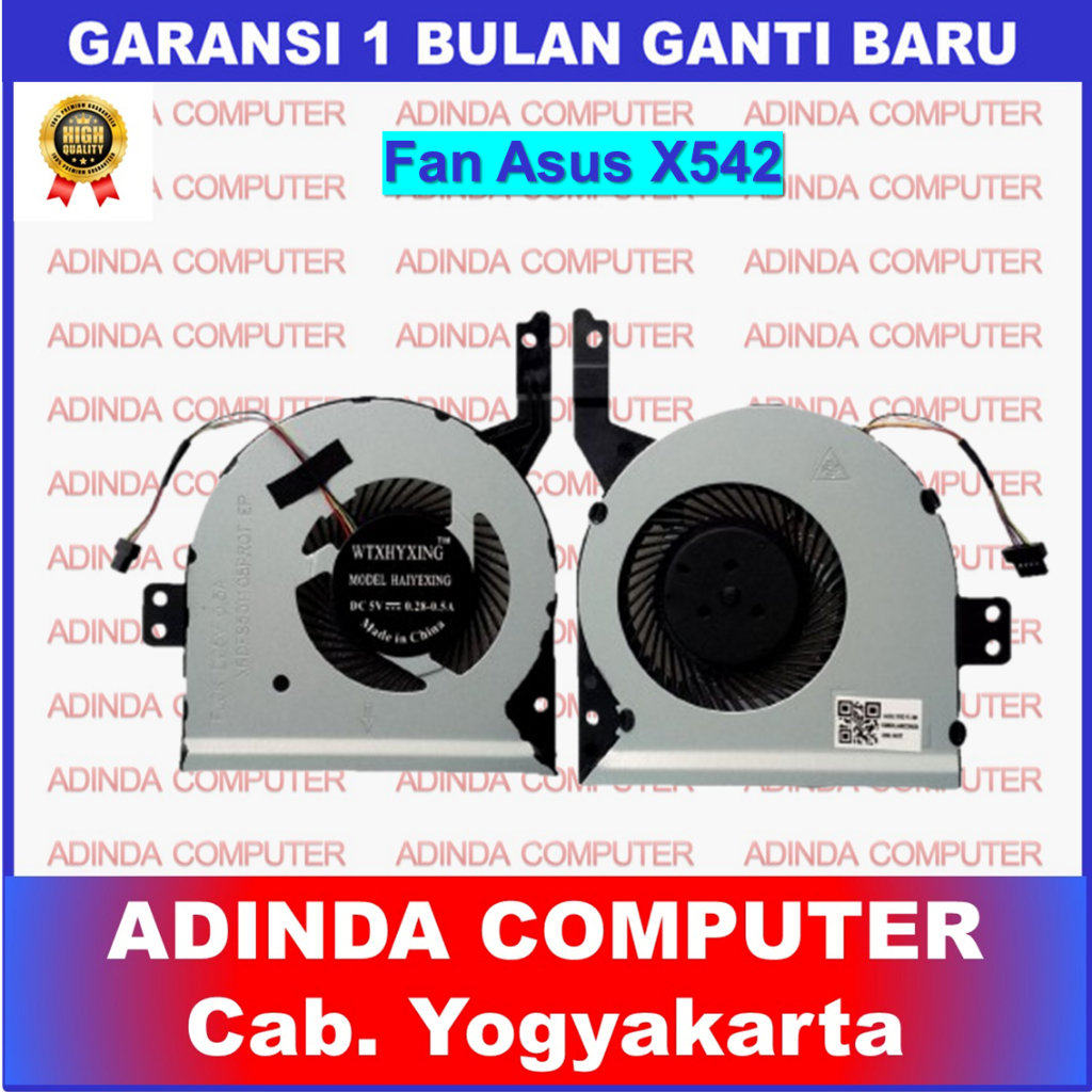 พัดลม Asus X542 X542B X542BA X542U X542UA X542U X542UQ X542UR X580B