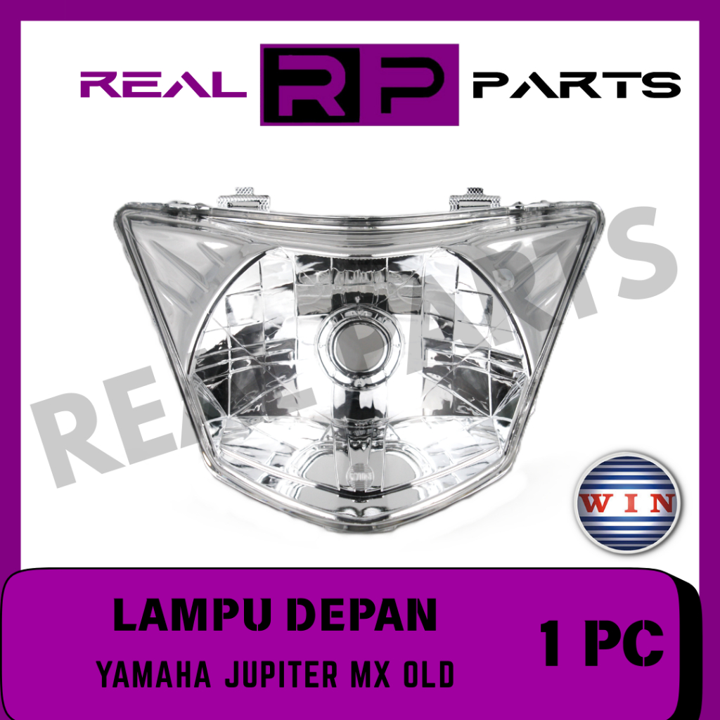 REAL-PARTS/WIN-FRONT LAMP/REFLECTTOR/HEADLAMP/HEADLIGHT/MOTORCYCLE/YAMAHA/JUPITER-MX-OLD/2005-2010/1