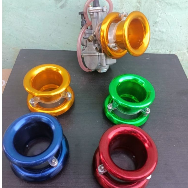 VELOCITY 2 STAGE PWK 26/28/30 COLOR STACKED CARBURETOR FUNNEL