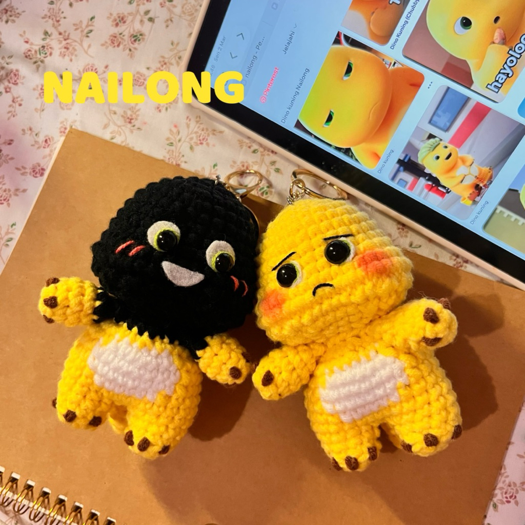 [TOMATOAPPLE] Amigurumi NAILONG || NAILONG พวงกุญแจถักตุ๊กตา