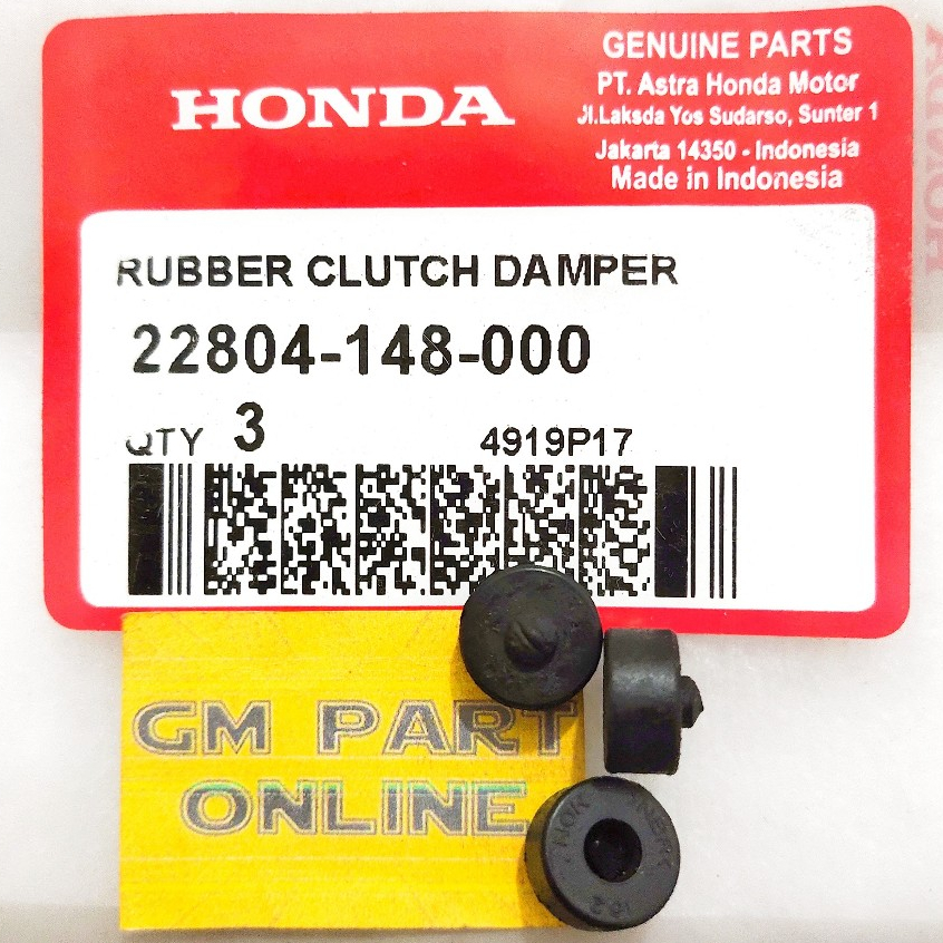 DOUBLE CLUTCH RUBBER BEAT FI VARIO 125 SCOOPY FI SPACY 22804-148-000