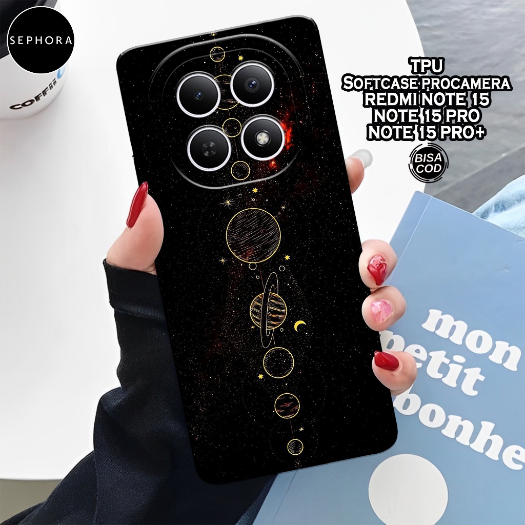 เคส HP Redmi Note 15/15 Pro/15 Pro+ - เคสดาวเคราะห์แฟชั่น - เคสอ่อน Note 15/15 Pro/15 Pro+ - เคสกล้อ