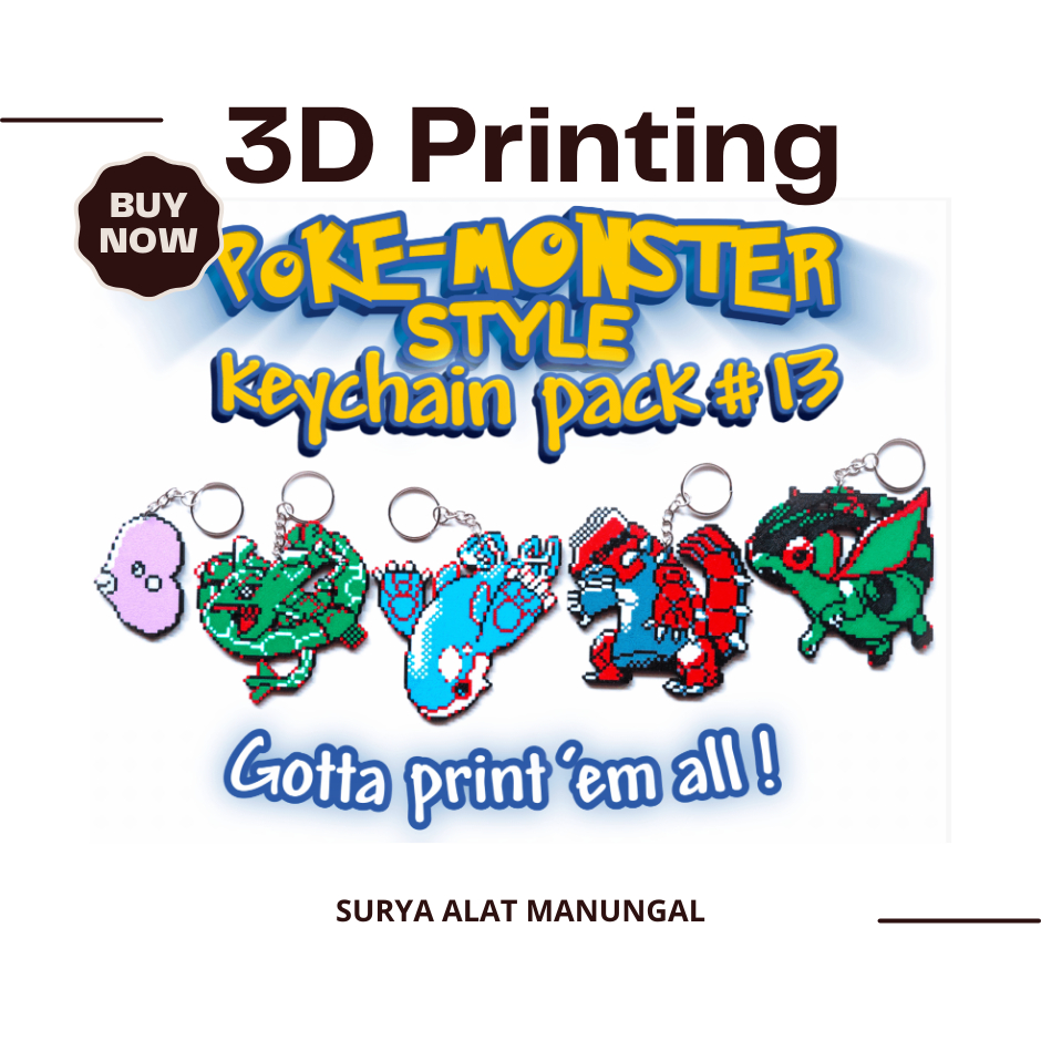 พวงกุญแจโปเกมอน แพ็ค 13 Kyogre, Rayquaza