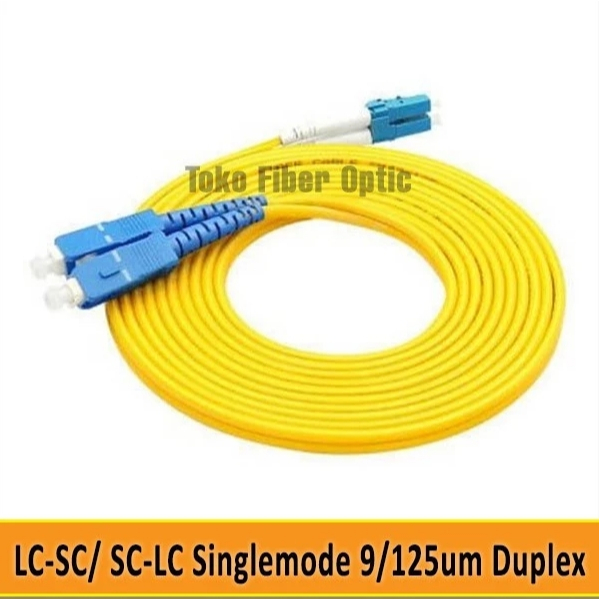 Patchcord 28 เมตร LC-SC/ SC-LC Singlemode 9/125um Duplex
