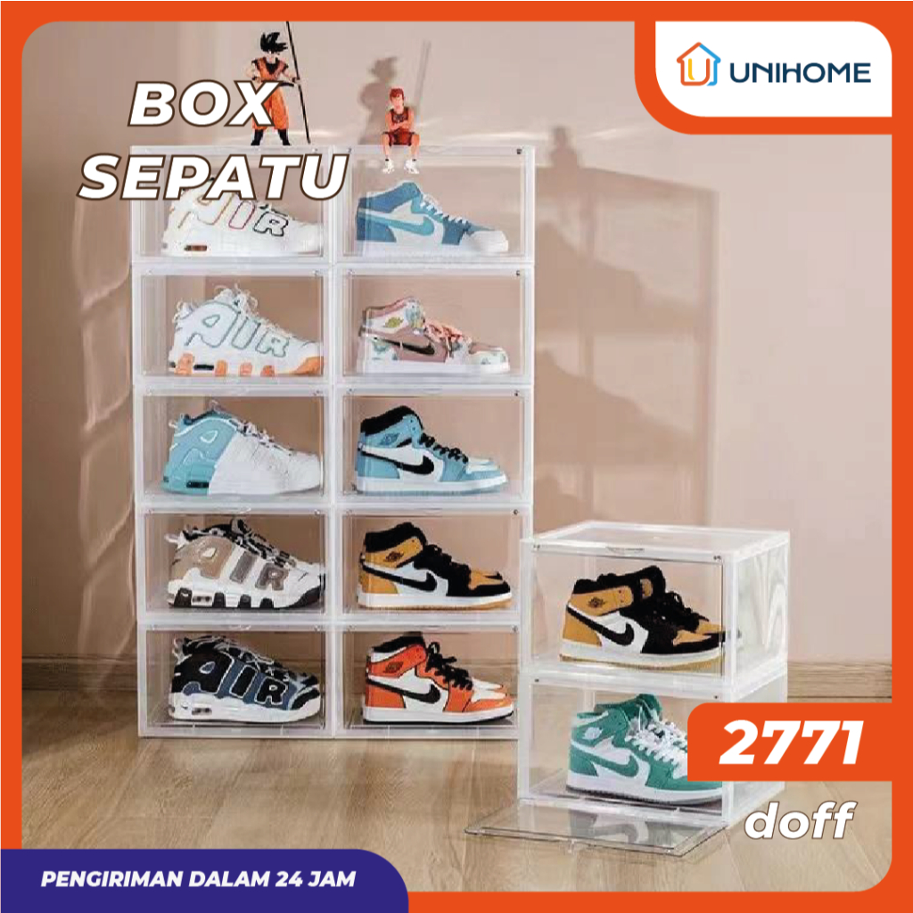 Unihome Shoes Box Doff 2771 (กล่องรองเท้า)