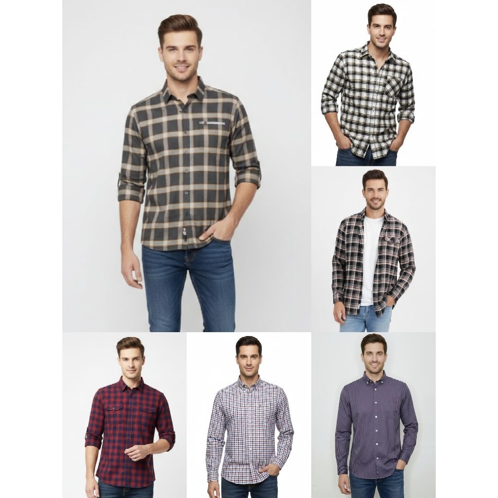 KEMEJA Cardinal CDL เสื้อเชิ้ตผู้ชาย CAP989 CAP990 CAP991 CAP992 CAP998 CAP999