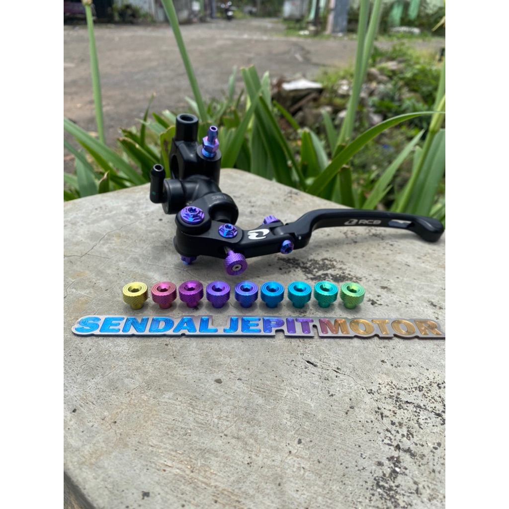 RCB S1 ชั้นไทเทเนียม GR5 VIETNAM ORIGINAL ADJUSTER RCB S1 FL ชุด RCB S1 FL เบรค MASTER ชุด RCB S1 FL