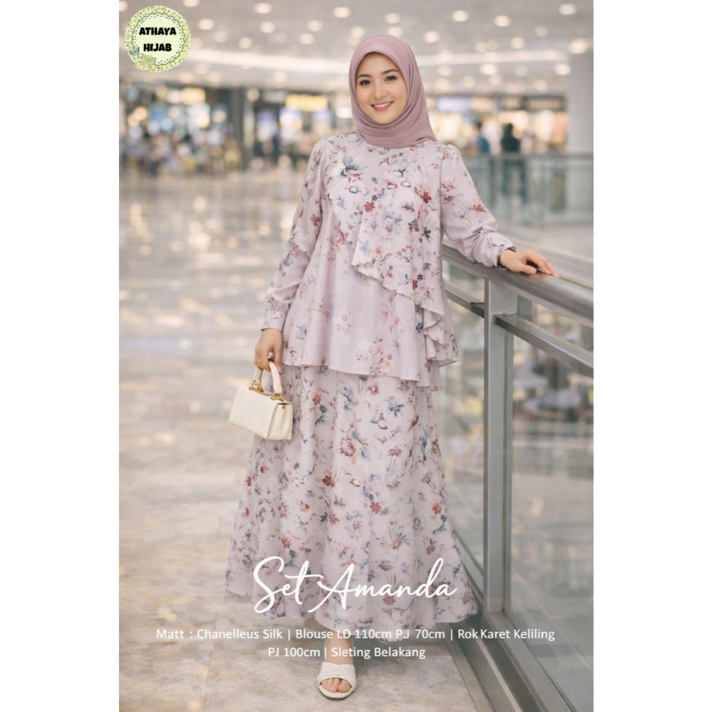 HQ เสื้อผ้าผู้หญิง SET AMANDA From AtHAYA FASHION STORE