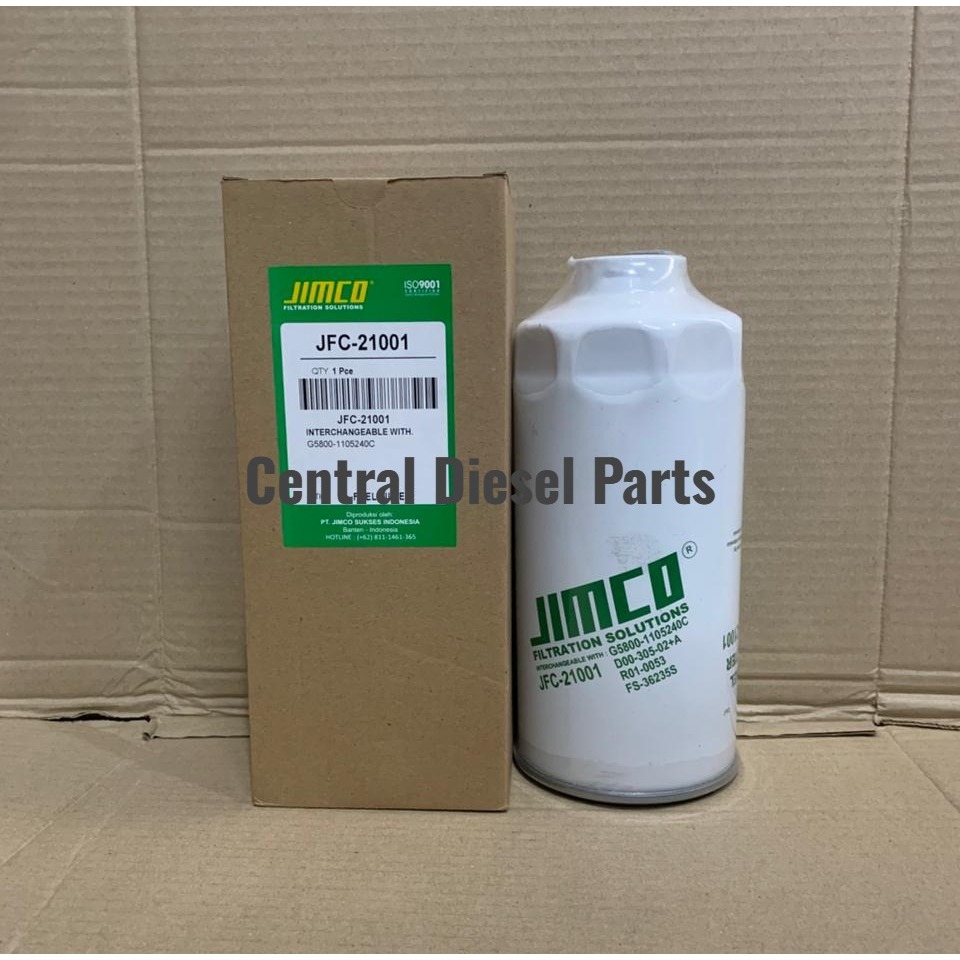กรองน้ํามันเชื้อเพลิงดีเซล JFC21001 JFC-21001 Jimco