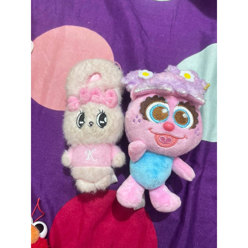 พวงกุญแจตุ๊กตา atby cadabby sesame street & esther bunny Plush