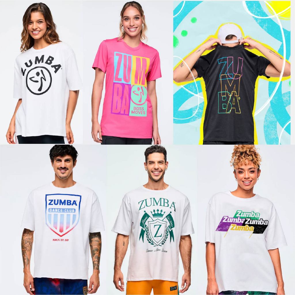 ZUMBA ZUMBA WEAR เสื้อยืดกีฬาผู้หญิง