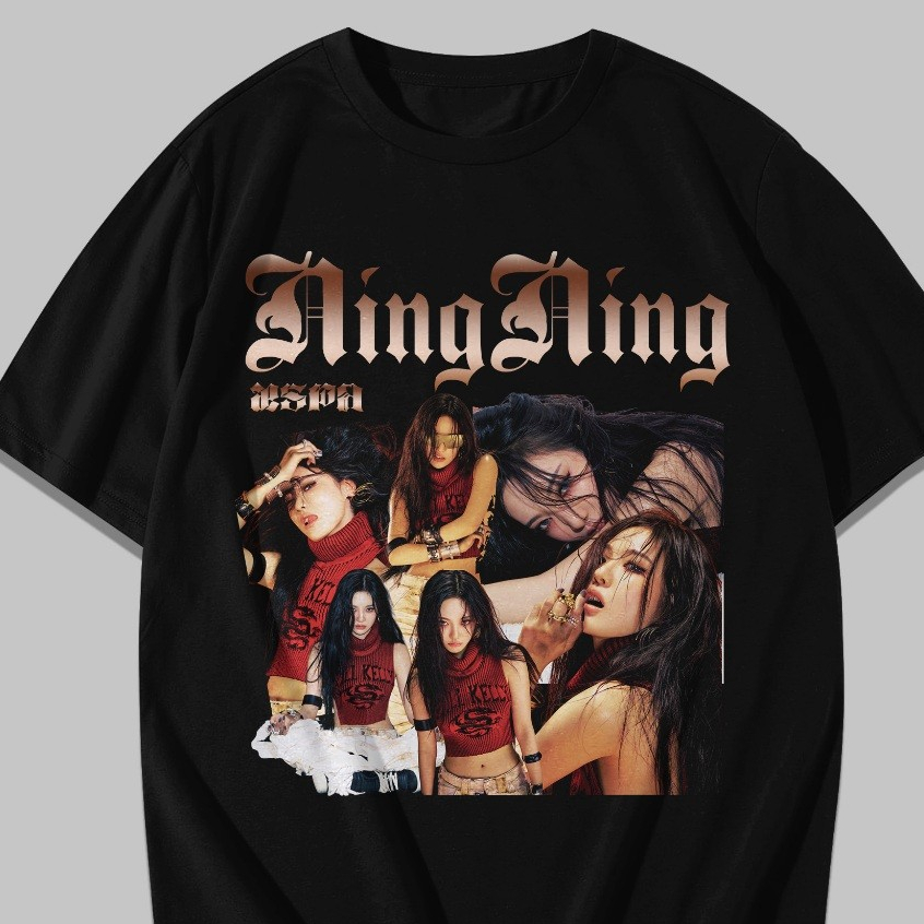 - เสื้อยืด NingNing Aespa / งานสกปรก / เสื้อยืด AESPA / เสื้อยืด Kpop / แฟน ๆ