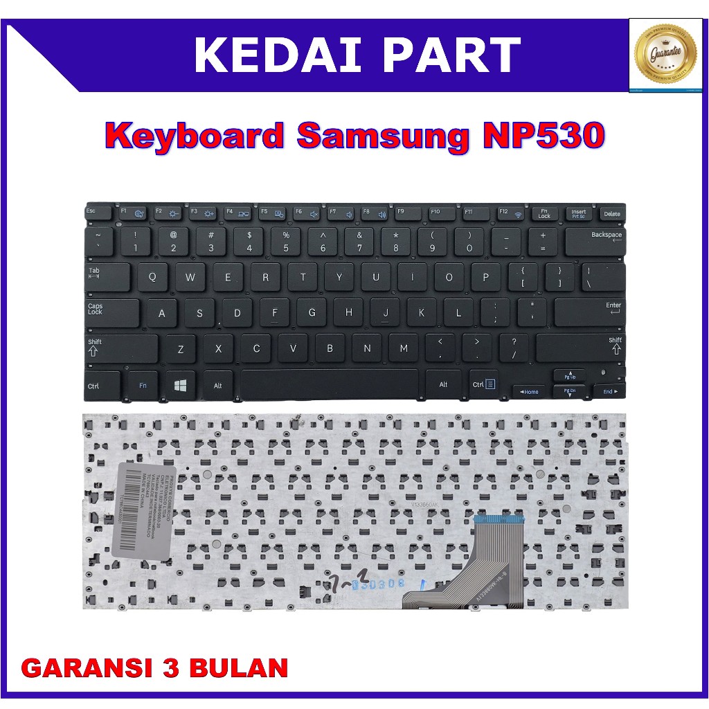 Samsung NP530 NP540U3C NP542U3X 530U3B 530U3C 532U3C 535U3C 540U3C NP535U3X คีย์บอร์ด