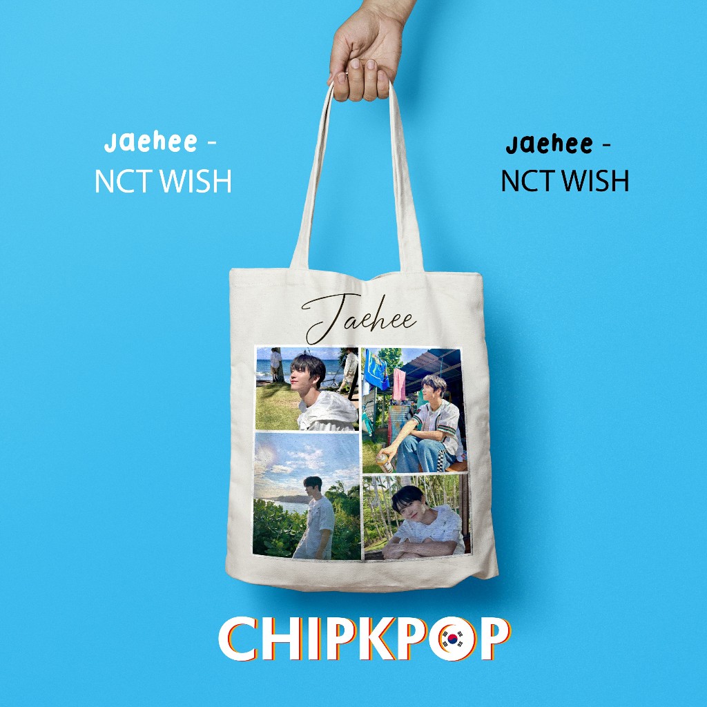 [ชุดแพ็ค] TOTEBAG JAEHEE NCT WISH I JAEHEE NCT WISH I NCT WISH KPOP I TOTEBAG KPOP I TOTEBAG JAEHEE 