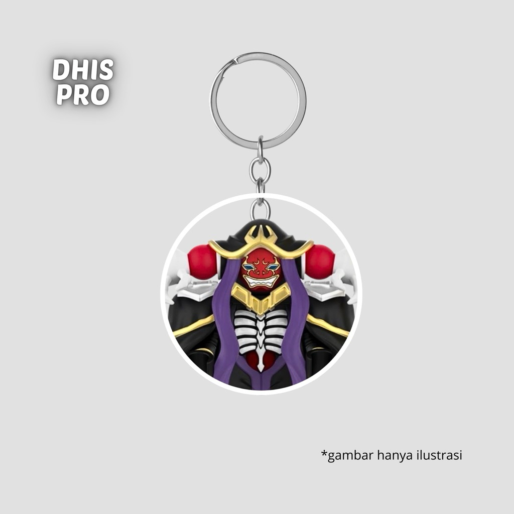 GANTUNGAN Dhis Project พวงกุญแจรูป Ainz Ooal Gown Overlord