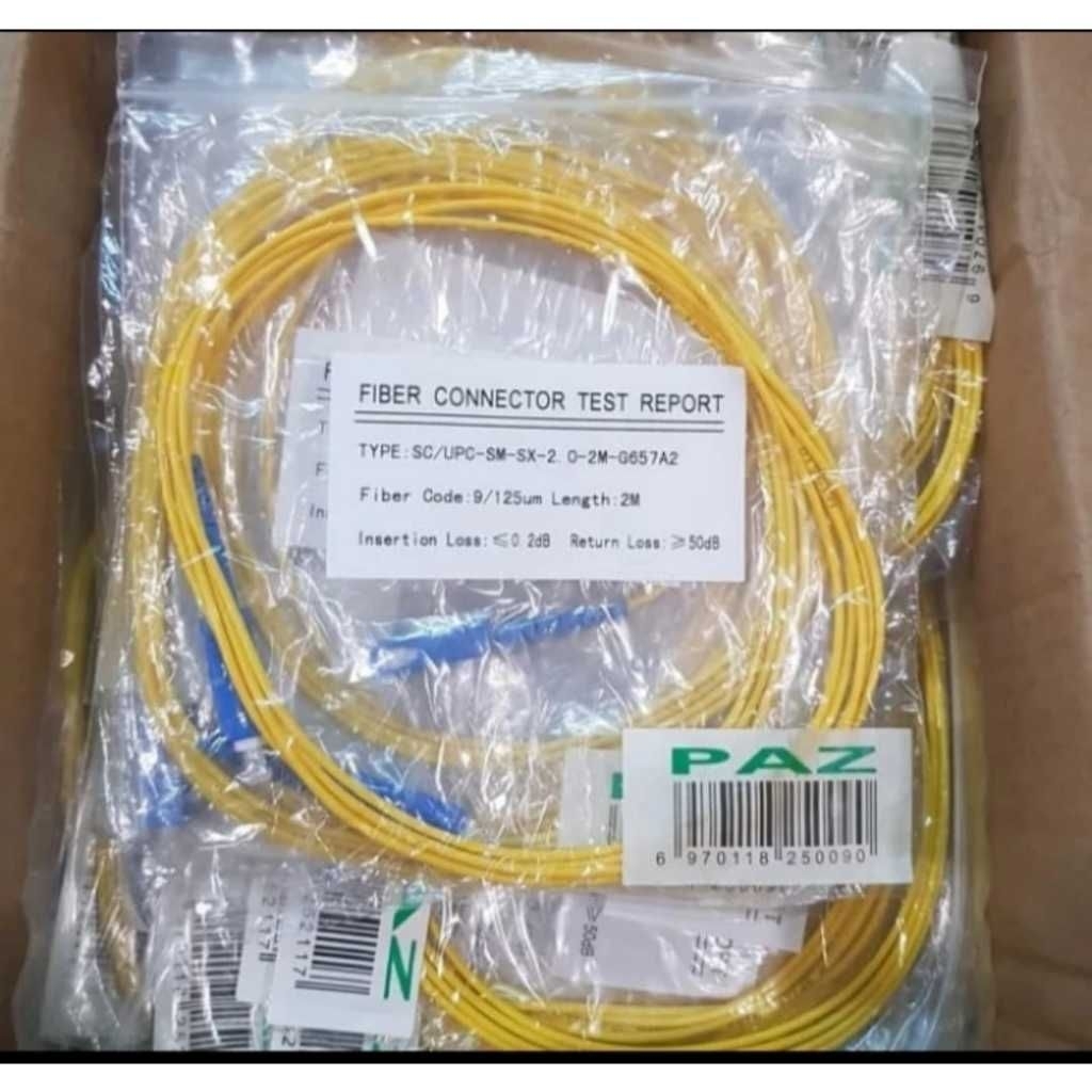 ผมเปีย Paz SC UPC 2.0 mm LSZH G652D -