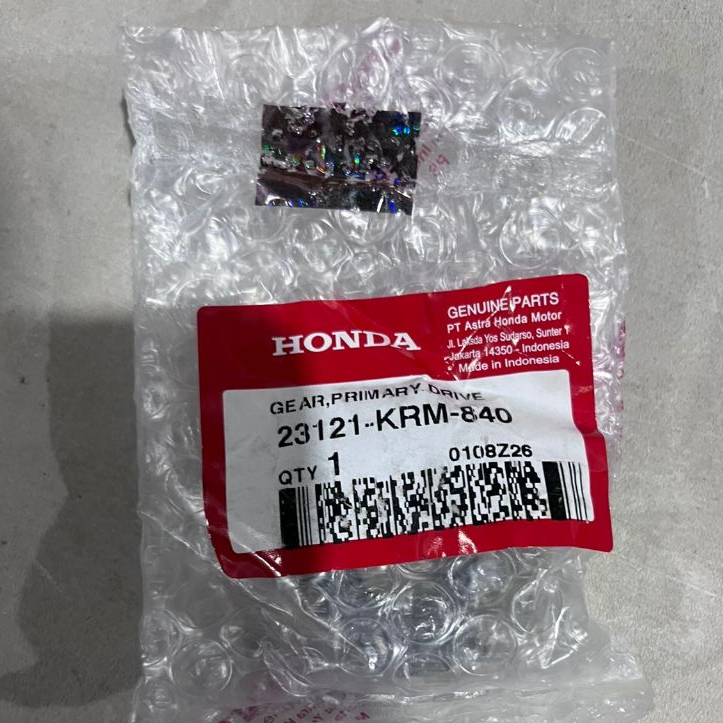 23121KRM840 เกียร์โรงเรียนประถม 20T Honda CRF 150L 23121-KRM-840