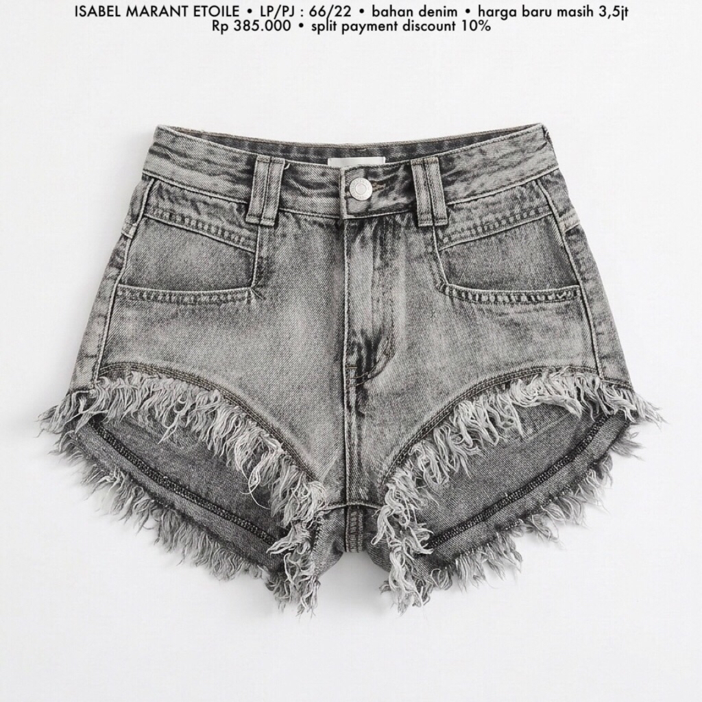 กางเกงร้อนเอวสูง Isabel marant etoile