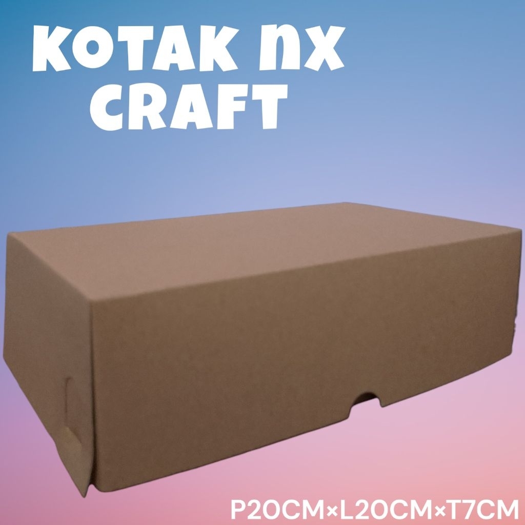 Craft NX กล่องข้าว P24cm 3L14cm 3, 4330gsm) – กล่องอาหารคราฟท์ระดับพรีเมียมสําหรับจัดเลี้ยง, กล่องข้