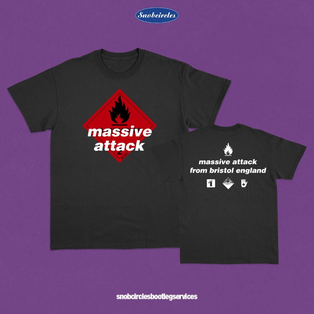 เสื้อยืด MASSIVE ATTACK Band - Blue Lines จากเสื้อยืด Bristol Band