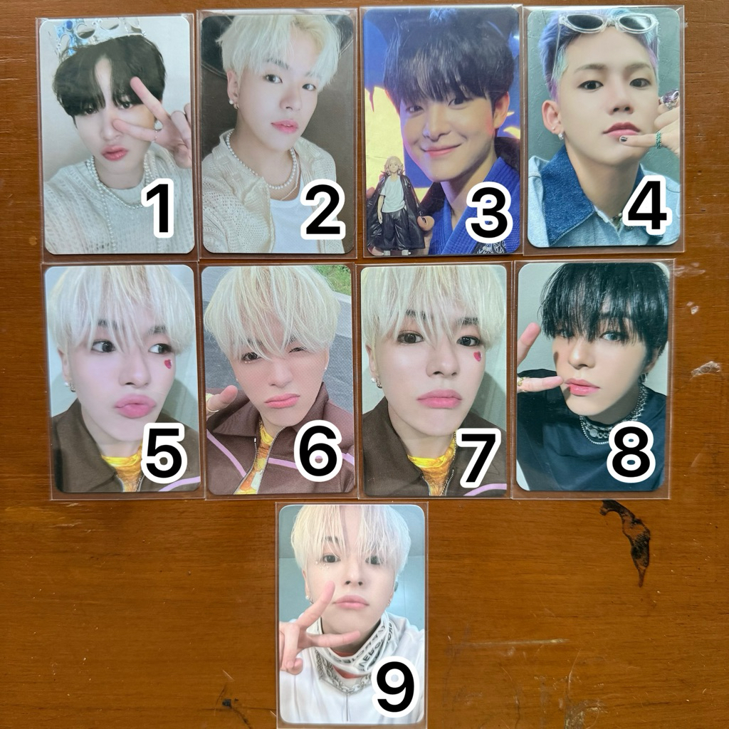 Photocard Treasure Official Hyunsuk Jihoon Jaehyuk Junghwan