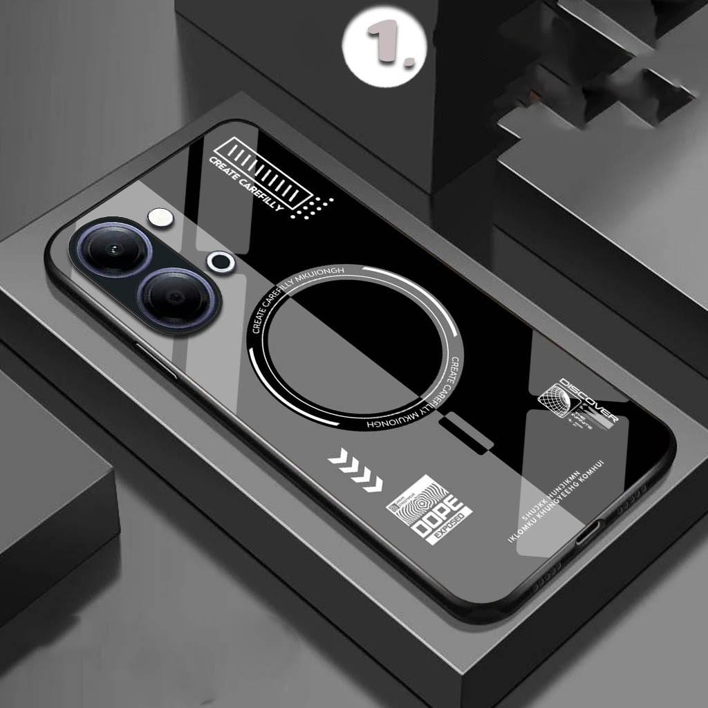 HP [FK-479] เคสโทรศัพท์กระจกเคลือบเงาสําหรับ Vivo Y05 Y05s V70 5g Y21d V60 Lite Y04s Y19s Pro V50 Li