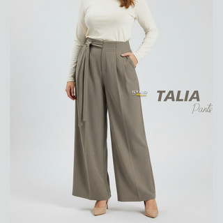 ILYA - TALIA Pants Big Size Bahan Semiwool Premium Stretchy - Celana Jumbo Wanita