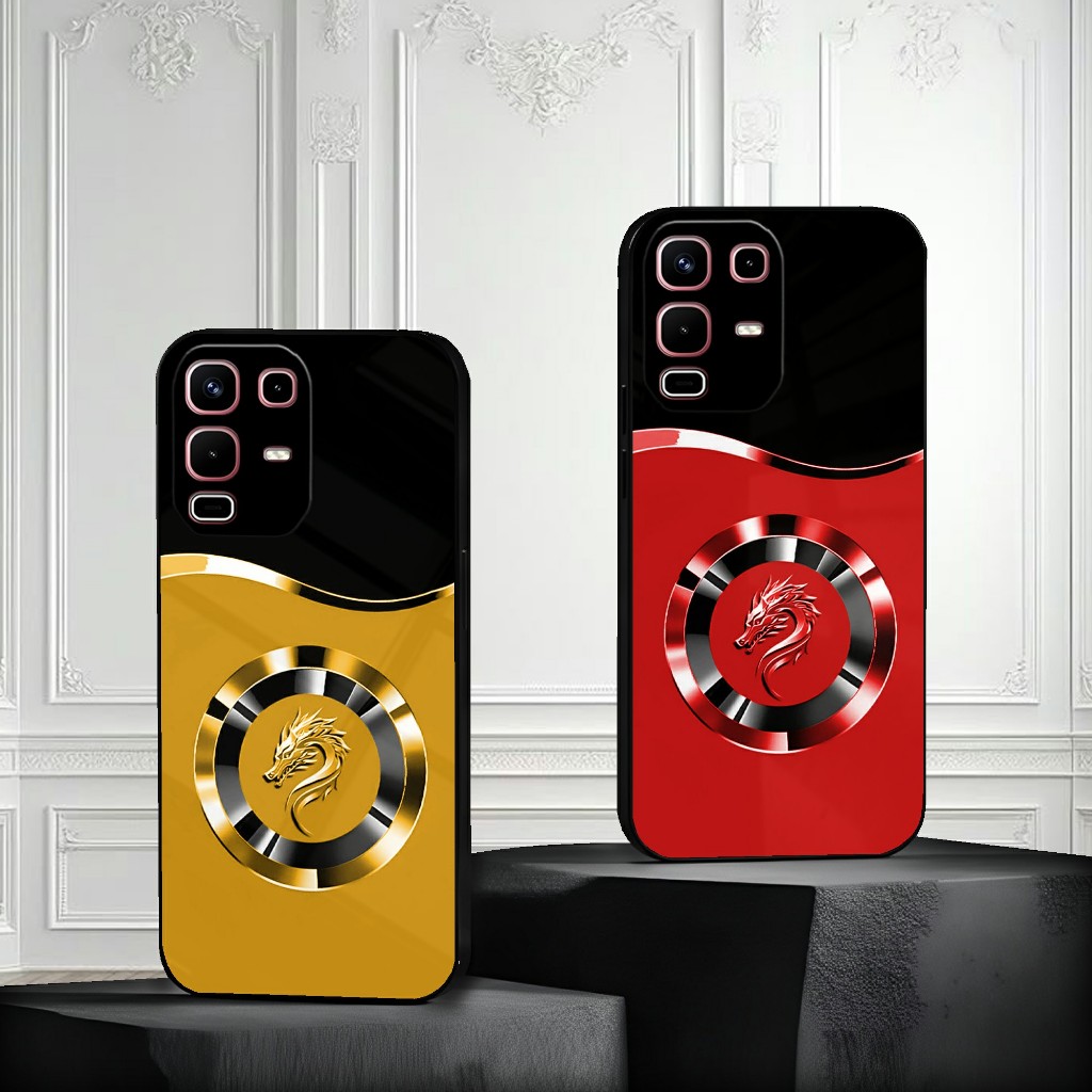 Infinix Note 50x Note 50s Glass Softcase - เคส Infinix Note 50x - เคสโทรศัพท์มือถือ (U 627)