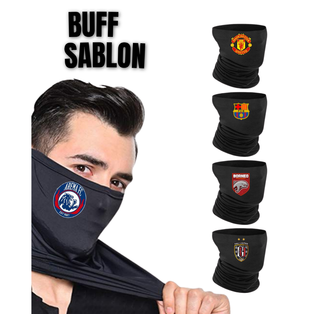 FOOTBALL THEME SCREEN PRINTING BUFF // PREMIUM BUFF