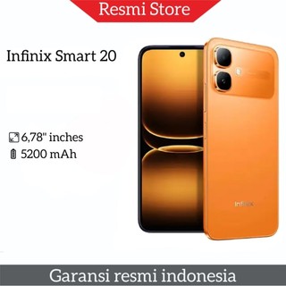 INFINIX SMART 20 NFC RAM 4/128GB - 4/64GB & SMART 8 NEW GARANSI RESMI