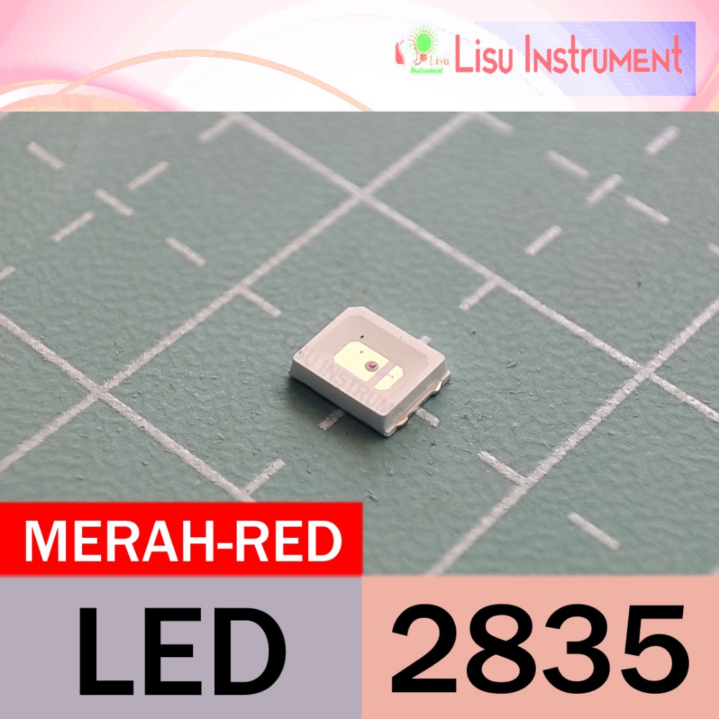 MERAH 2835 LED สีเดียว สีแดง-แดง