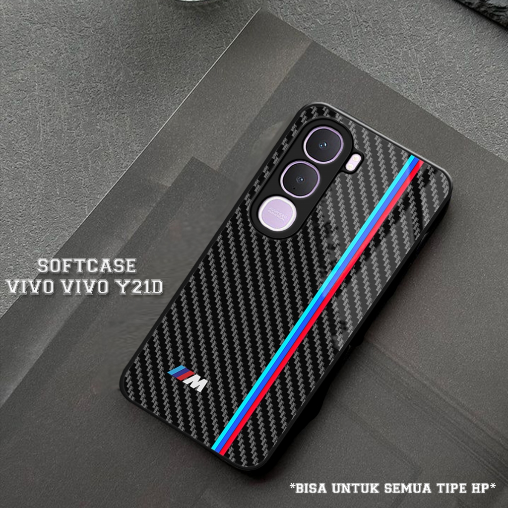 HP Softcase Glass Kaca VIVO Y21D ใหม่ [KS405] เคส Kaca VIVO Y21D/Y31 5G | Y29 เคสกระจก 4G | เคส Y29 