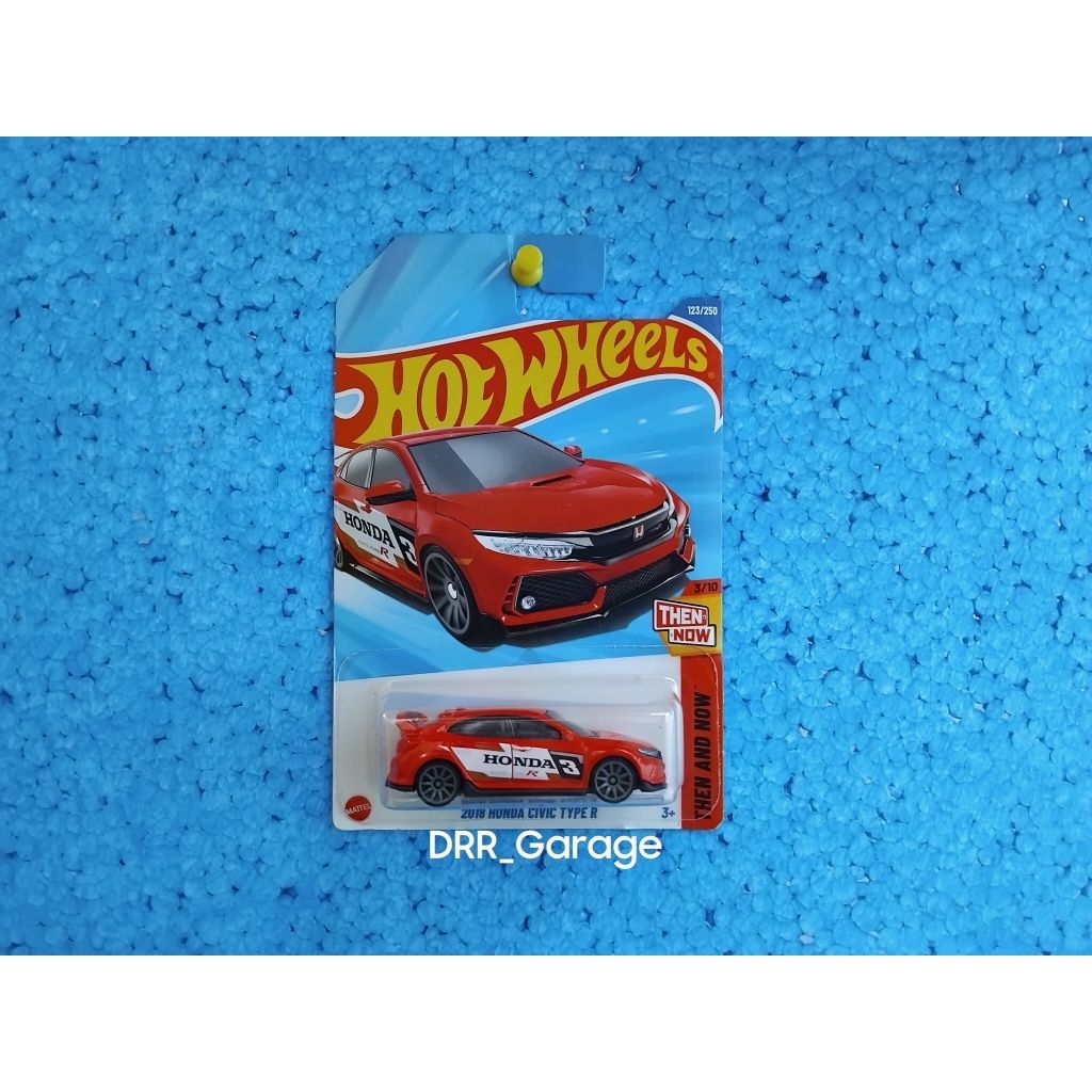 Hot Wheels 18 Honda Civic Type R (Red HONDA)