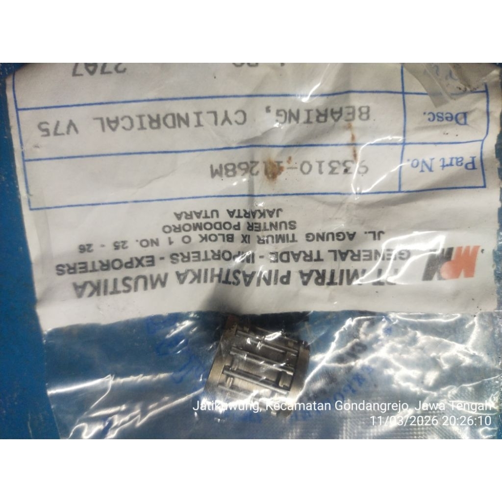 Klker Laker แบริ่งไม้ไผ่ Stang Seher Seker ลูกสูบ Yamaha v50 v70 v75 V80 V90 V80SS superdeluxe หุ่นย