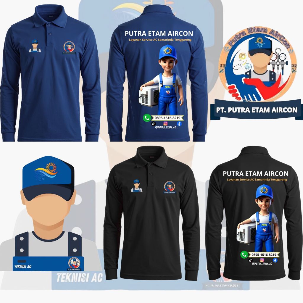เสื้อโปโลผู้ชายแบบกําหนดเอง etam aircon
