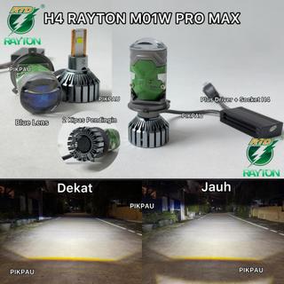 RAYTON M01W PRO MAX - Lampu Biled H4 Blue Lens