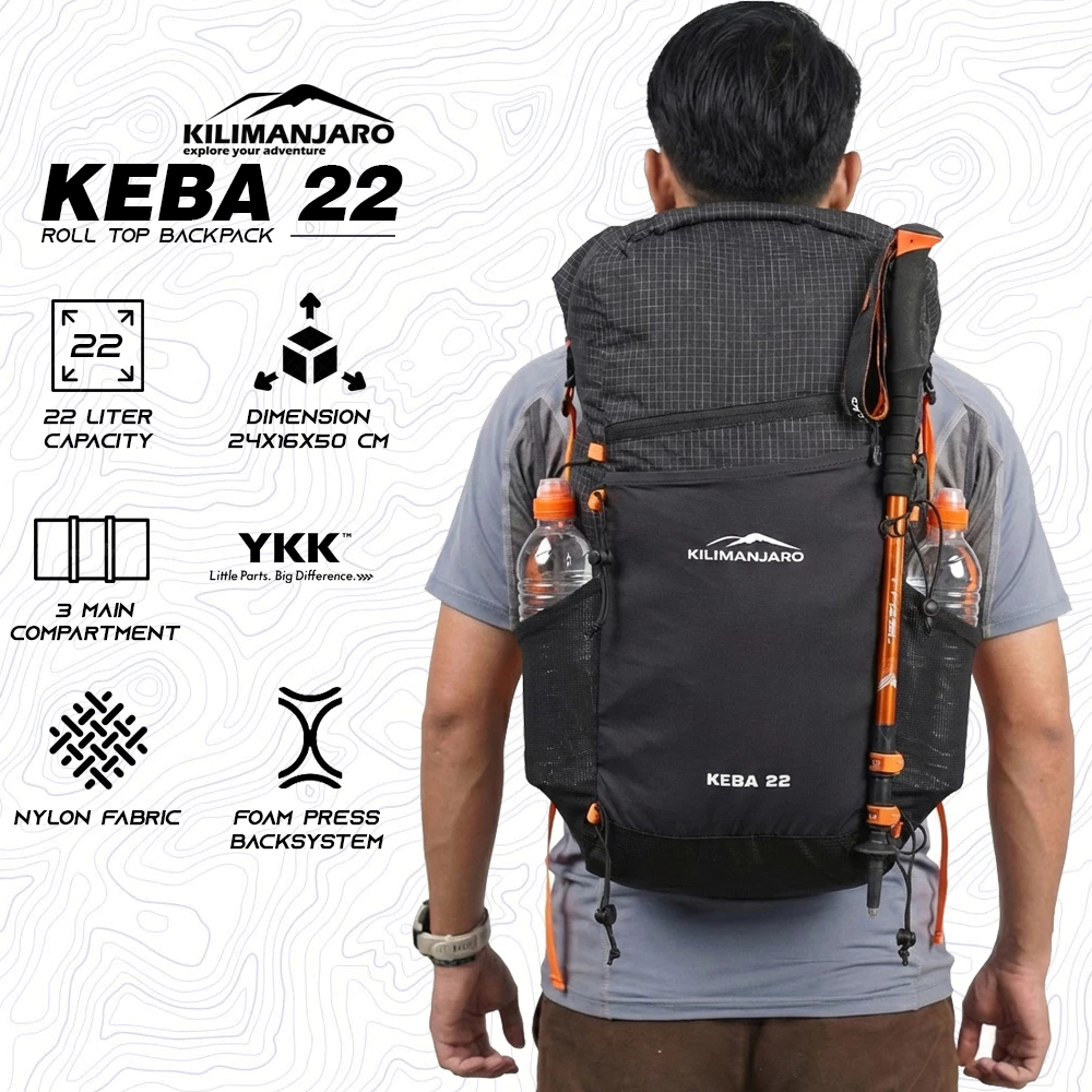 Kilimanjaro KEBA 22 L Original Ultralight Backpack -