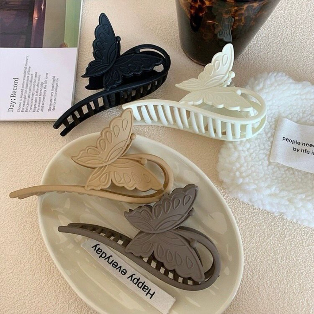 Town Shell - Half Butterfly Korean Simple Hair Claw / กิ๊บติดผมผีเสื้อเกาหลี / กิ๊บติดผมระดับพรีเมีย