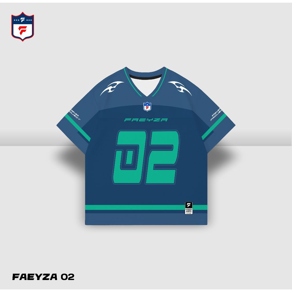 Aqua Force 02 Milano Premium Korean Style Retro Rugby Hockey Vintage NFL Futsal Ball / Womens Outfit