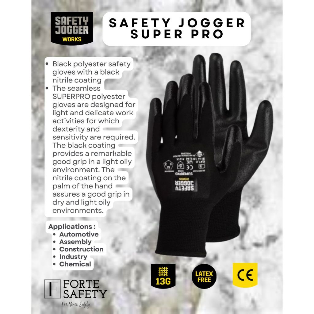 ถุงมือ Safety Jogger Superpro 4121X - Abra Resistance... ถุงมือทํางานอเนกประสงค์
