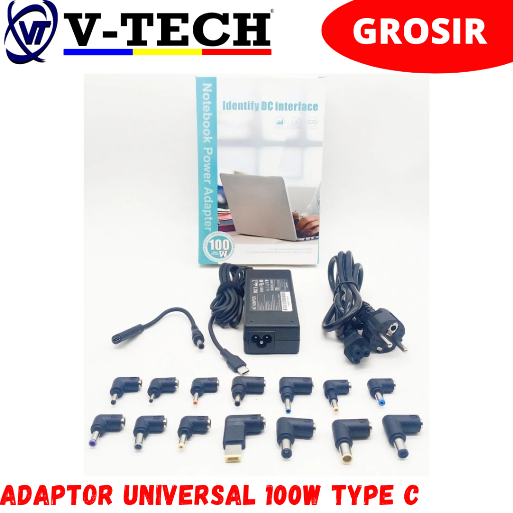 UNIVERSAL ADAPTER 100W TYPE C