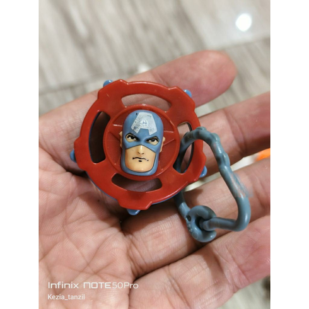 พวงกุญแจ KEYRING SUPERHERO SUPER HERO CAPTAIN AMERICA CAPTAIN AMERICA AVENGER