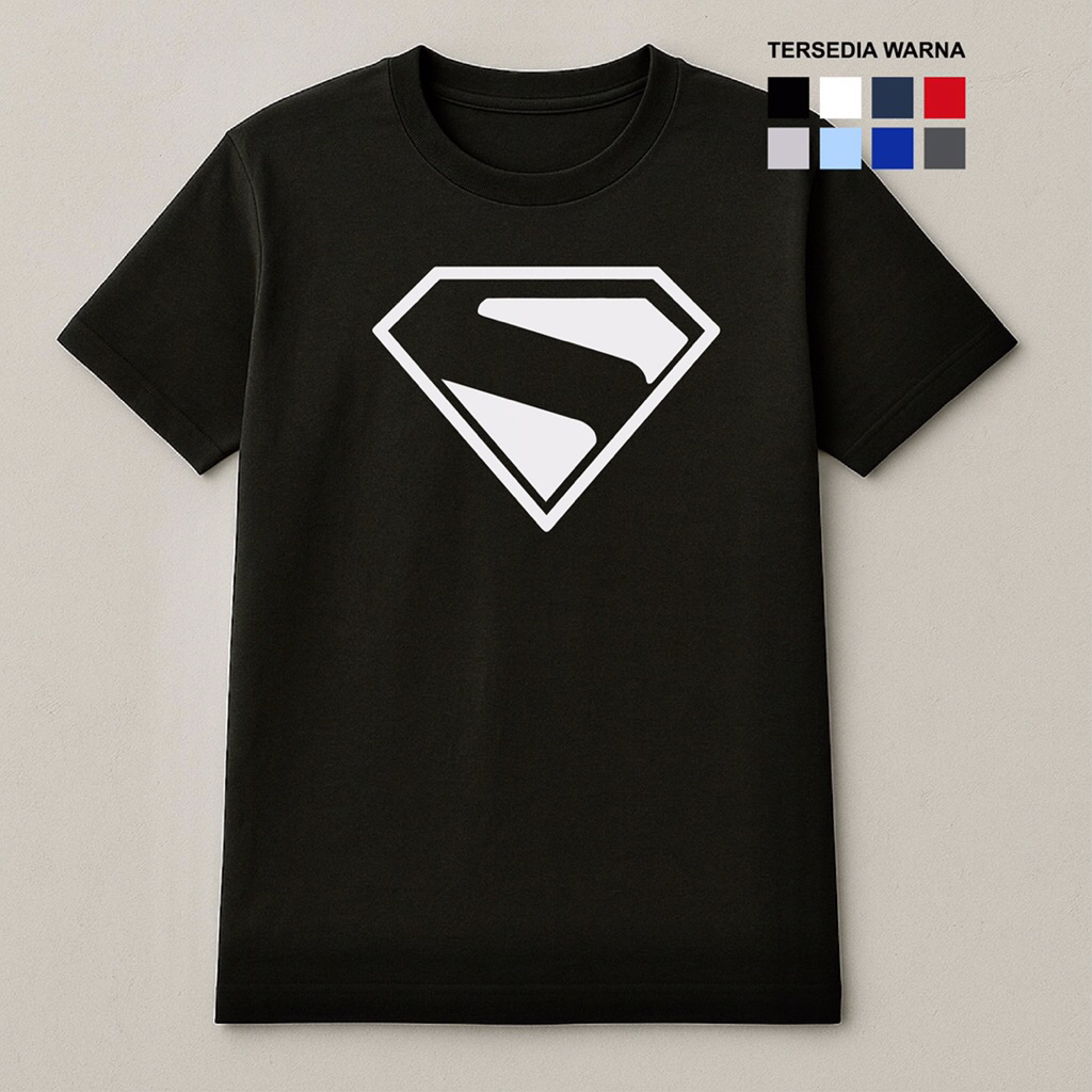 เสื้อยืด Superman New Glow in The Dark เสื้อยืด Superman James Gunn เสื้อยืดผู้ใหญ่ Superman ไซส์ S 