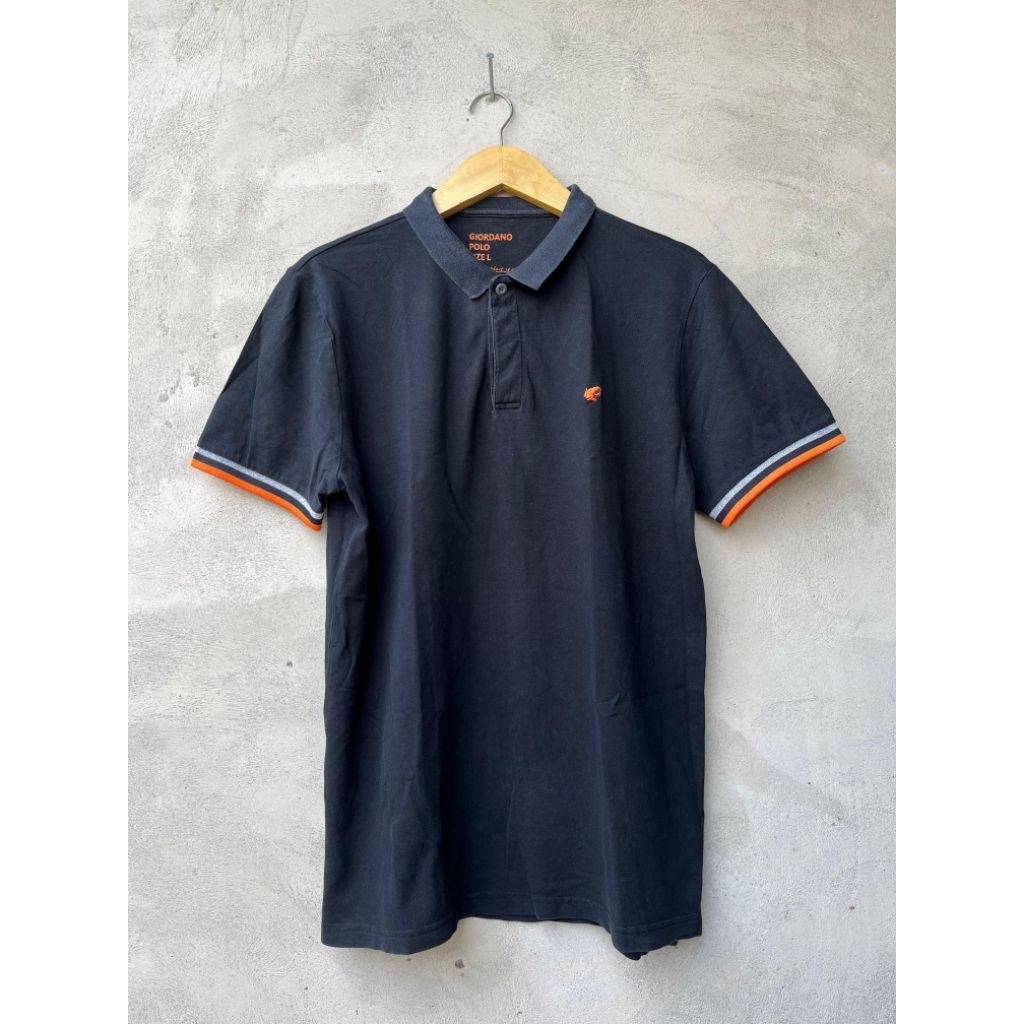 โลโก้กบ Giordano เสื้อโปโล L
