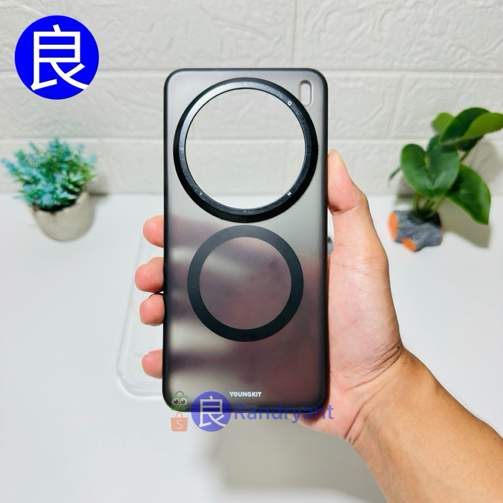 Youngkit เคสพรีเมี่ยมสําหรับ Vivo X200 Pro - ควันฝ้าพร้อม Magsafe Hardcase Softcase Hybrid ฝาหลัง X 
