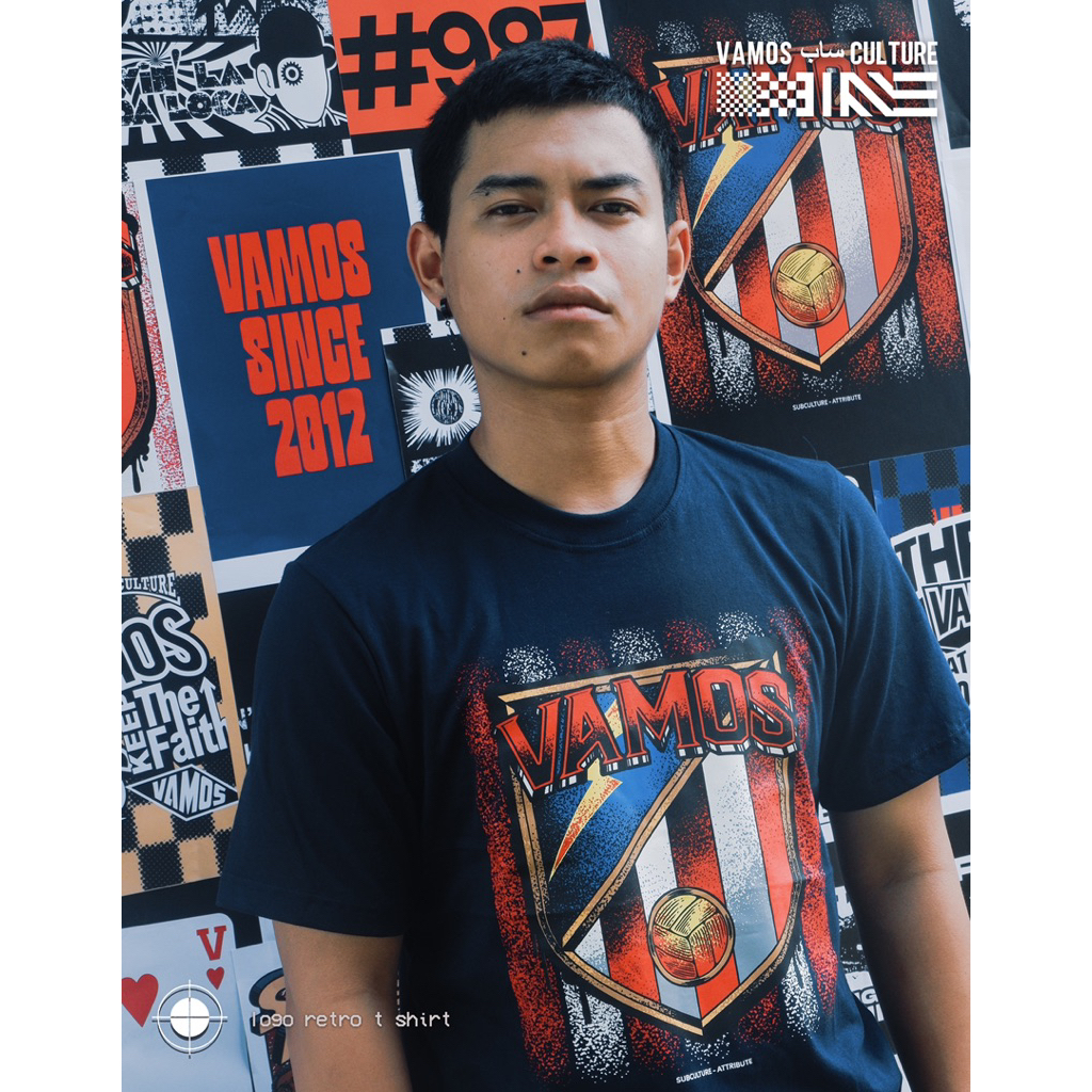 เสื้อยืด Heritage logo retro vamos.ltd