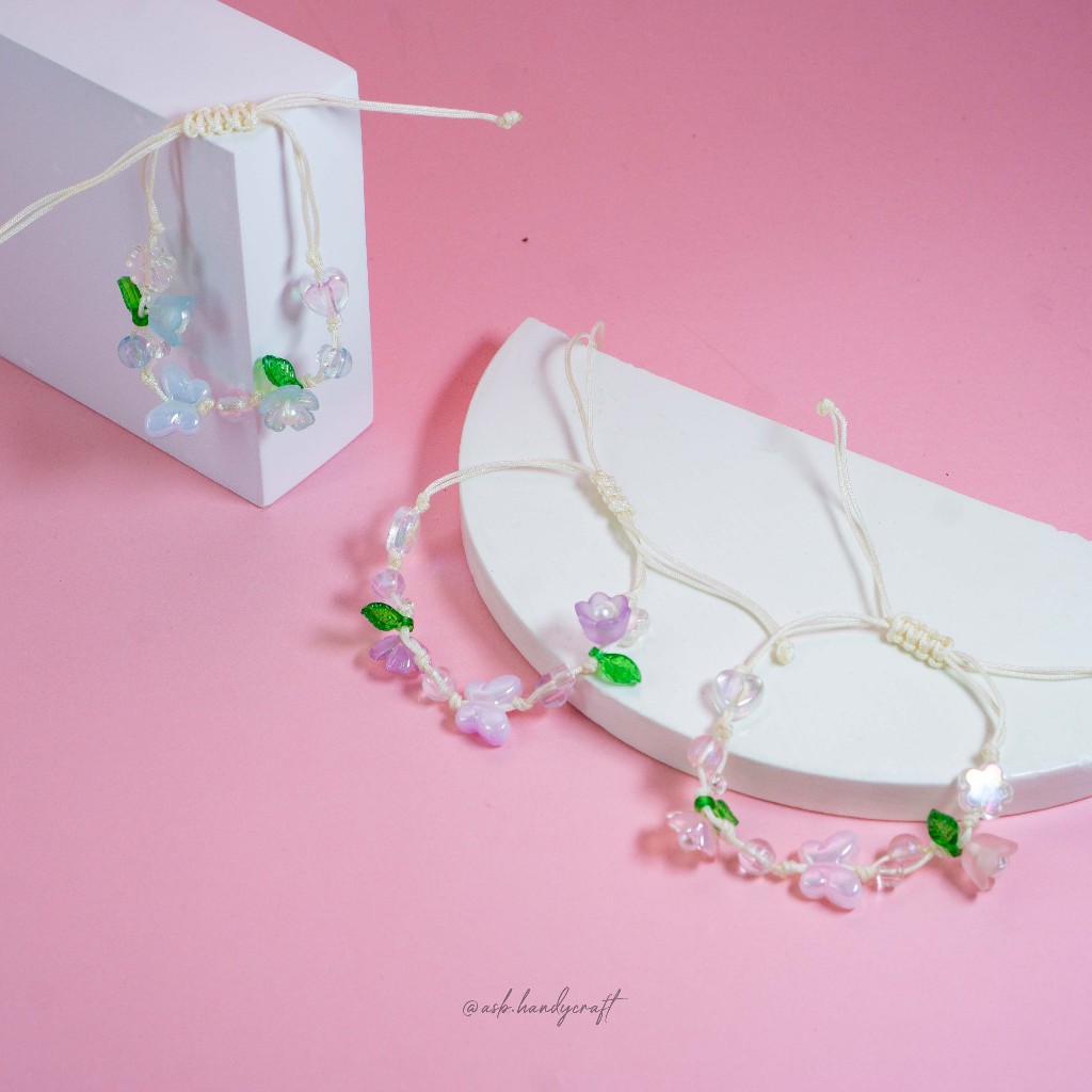 [TG121] ASB - สร้อยข้อมือเชือกหยกระดับพรีเมียม | สร้อยข้อมือลูกปัด | สร้อยข้อมือเชือกหยกพรีเมี่ยม | 